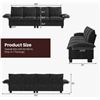 Image 3 : NIB Black Comfy Cloud Couch Large Sofa for Living Room - SKU: USACOPN1087761-1