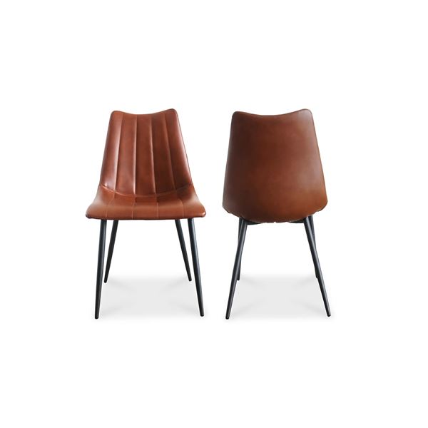 BNIB Moes - Set of 2 Alibi Dining Chairs Chrome (UU-1022-43)