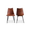 Image 1 : BNIB Moes - Set of 2 Alibi Dining Chairs Chrome (UU-1022-43)