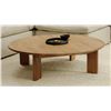 Image 2 : BNIB Sundays - Frame Round Coffee Table Large Walnut (COF-BC-010-051)