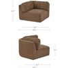 Image 2 : BNIB Moes - Matina Corner Chair Taupe (OA-1101-39)