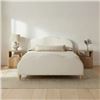 Image 1 : BNIB Moes - Jacqueline King Bed Cream HeadBoard and Footboard (FO-1053-050-A)