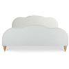 Image 2 : BNIB Moes - Jacqueline King Bed Cream HeadBoard and Footboard (FO-1053-050-A)