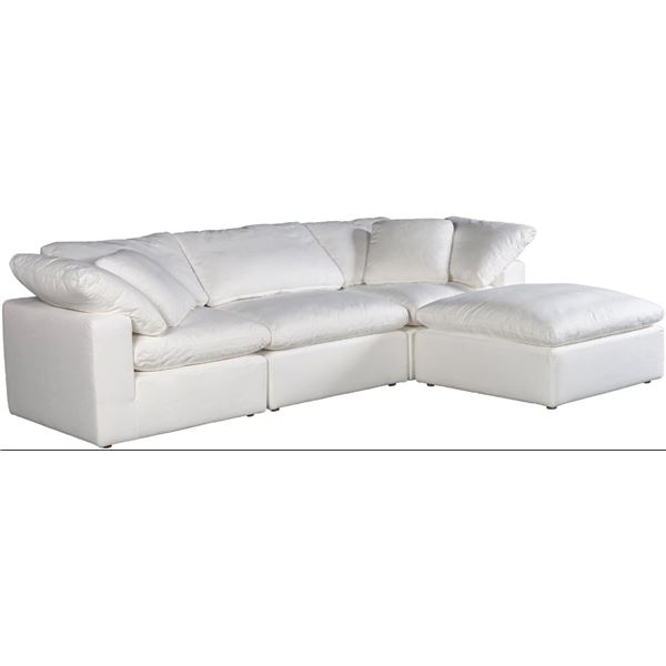 New In Box Moes 4pc. Terra modular sofa set in Cream White R.V. $6,500.00