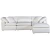 Image 2 : New In Box Moes 4pc. Terra modular sofa set in Cream White R.V. $6,500.00