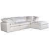 Image 1 : New In Box Moes 4pc. Terra modular sofa set in Cream White R.V. $6,500.00
