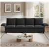 Image 1 : NIB Black Comfy Cloud Couch Large Sofa for Living Room - SKU: USACOPN1087761-1