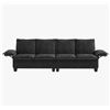 Image 4 : NIB Black Comfy Cloud Couch Large Sofa for Living Room - SKU: USACOPN1087761-1