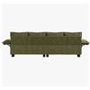 Image 3 : NIB - Green Comfy Cloud Couch Large Sofa for Living Room w/ 2 Ottomans - SKU: USACOPN1087759-4