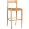 Image 1 : Moe's Owing Barstool, Oak, RV: $889 - BC-1125-24 - 19.5" W x 20.0" D x 42.0" H  (Oops - refer to lot