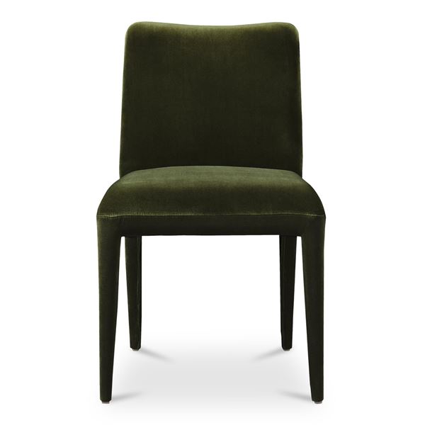 Moe's Calla Dining Chair Green Velvet, RV: $575 - ME-1062-27 20.5" W x 23.5" D x 33.0" H (Oops - ref