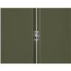 Image 2 : Moe's Garbo Screen, Deep Olive Lacquer, RV: $2659 - EW-1040-27 - 68.75" W x 1.18" D x 68.5" H (Oops 