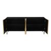 Image 3 : Moe's Brogan Sideboard, Antique Brass, RV: $3499 - GZ-1146-51 - 72.0" W x 18.0" D x 31.0" H (Oops - 