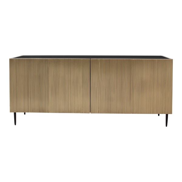 Moe's Brogan Sideboard, Antique Brass, RV: $3298 - GZ-1146-51 - 72.0" W x 18.0" D x 31.0" H (Oops - 