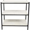 Image 2 : Moe's Trine Nightstand, White Marble, RV: $699 - FI-1102-18 - 22.0" W x 16.0" D x 23.0" H (Oops - re
