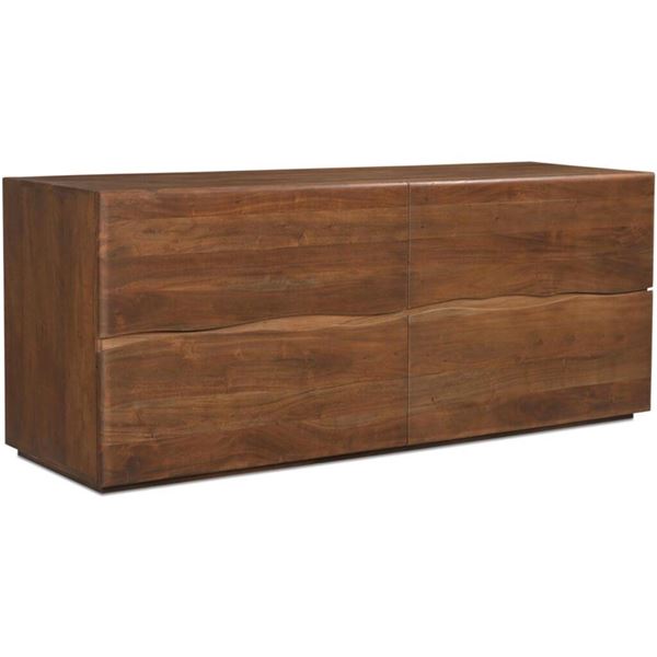 Moe's Watson 4 Drawer Dresser, Brown, RV: $3349 - BB-1001-03 - 70.0" W x 21.0" D x 28.0" H (Oops - r