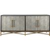 Image 2 : Moe's Mako Sideboard, Grey, RV: $3999 - VL-1048-15 - 76.0" W x 18.0" D x 34.0" H (Oops - refer to lo