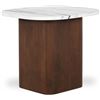 Image 2 : BNIB - Moe's Dash Accent Table Calacatta Marble Accent Table - RV $869 (GK-1130-18)