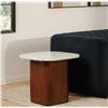 Image 3 : BNIB - Moe's Dash Accent Table Calacatta Marble Accent Table - RV $869 (GK-1130-18)