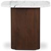 Image 1 : BNIB - Moe's Dash Accent Table Calacatta Marble Accent Table - RV $869 (GK-1130-18)