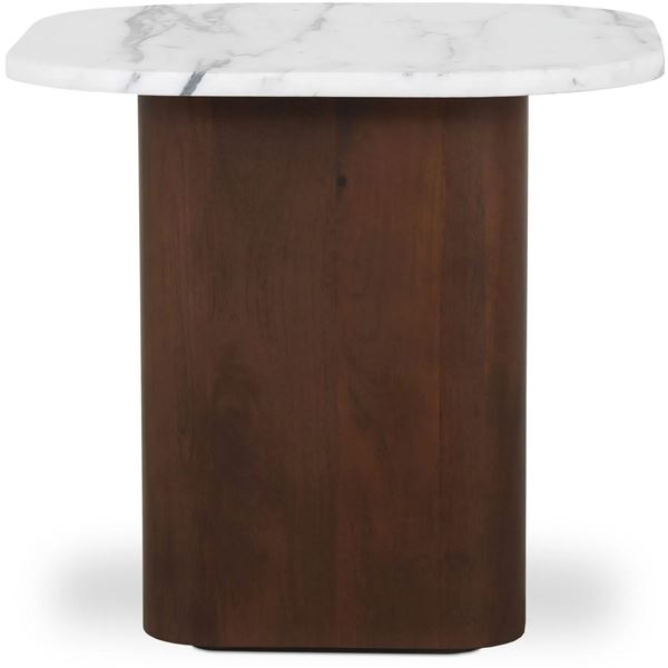 BNIB - Moe's Dash Accent Table Calacatta Marble Accent Table - RV $869 (GK-1130-18)