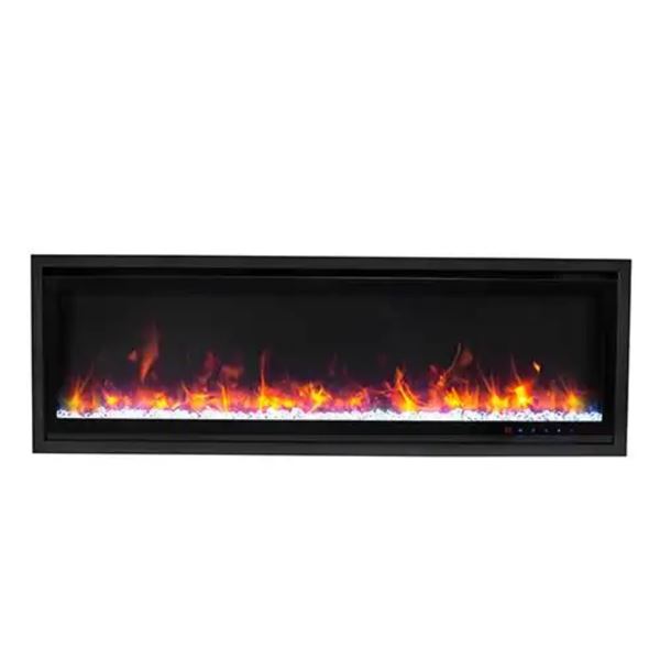 BNIB - Kennedy Fireplaces 60in Black Electric Fireplace - RV $1,499 (EFWM504)