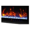 Image 5 : BNIB - Kennedy Fireplaces 60in Black Electric Fireplace - RV $1,499 (EFWM504)