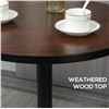 Image 2 : BNIB - HOMCOM Round Bar Table 41in High Bistro - RV $154.99