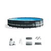 Image 2 : BNIB INTEX Ultra XTRÂ® Frame 20ft x 48in Round Above Ground Pool with Sand Filter Pump - RV $1,199.9