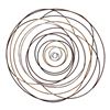 Image 1 : BNIB - Moe's Iron Braid Wall Decor MSRP $169 - HW-1068-37 - 40" W x 1.5" D x 40" H