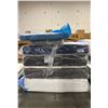 Image 1 : Group of assorted king size mattresses, twin mattress, queen