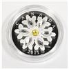Image 3 : 2011 CANADA $20 TOPAZ CRYSTAL SNOWFLAKE