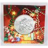 Image 1 : 2013 CANADA $20 FOR $20 #10 SANTA 1/4 OZ FINE