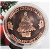 Image 2 : MERRY CHRISTMAS AND HAPPY NEW YEAR 1 OZ .999