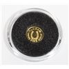 Image 1 : 1/4 G .9999 FINE GOLD LUCKY HORSE SHOE ROUND