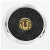 Image 1 : 1/4 G .9999 FINE GOLD LUCKY HORSE SHOE ROUND