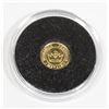 Image 2 : 1/4 G .9999 FINE GOLD LUCKY HORSE SHOE ROUND