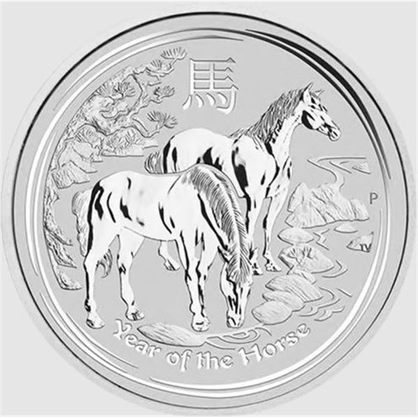 1 OZ 2014 2014 LUNAR YEAR OF THE HORSE