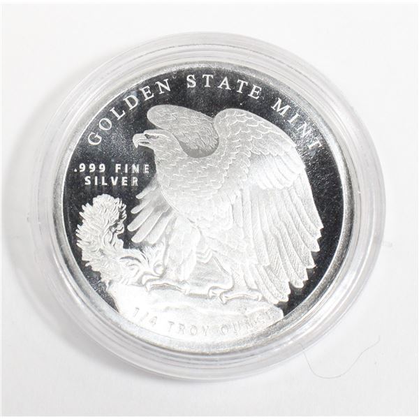 1/4 OZ WALKING LIBERTY FRACTIONAL SILVER ROUND