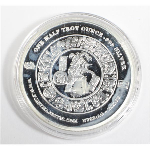 1/2 OZ FIRST MAJESTIC FRACTIONAL SILVER ROUND