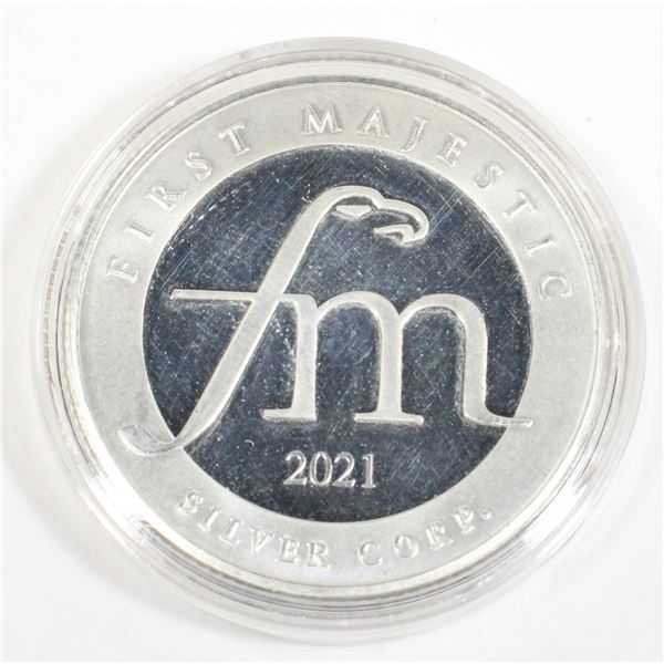 1/2 OZ FIRST MAJESTIC FRACTIONAL SILVER ROUND