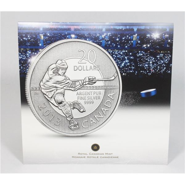 2013 1/4 OZ SILVER HOCKEY #7 $20 FOR $20 SERIES.