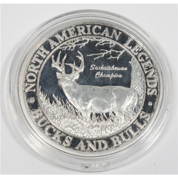 1 OZ NORTH AMERICAN LEGENDS- BUCKS AND BULLS