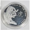Image 3 : 1 OZ. 2022 YEAR OF THE TIGER SILVER ROUND