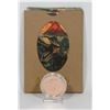 Image 1 : 1 OZ TYRANNOSAURUS REX COPPER ROUND WITH STAND
