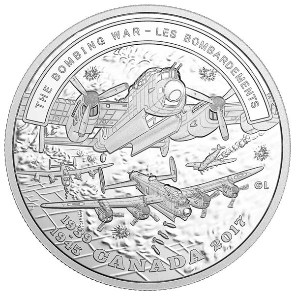 2017 CANADA $20 WWII BATTLEFRONT THE BOMBING