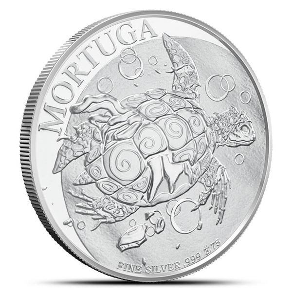 1 OZ ZOMBUCKS WORLD: MORTUGA SILVER ROUND