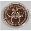 Image 2 : ZOMBUCKS WORLD PANDAMONIUM 1 OZ COPPER ROUND
