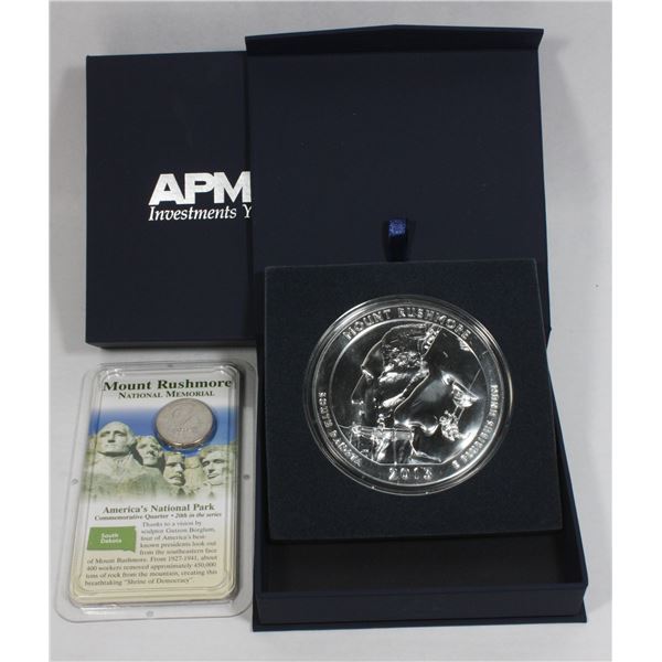 5 OZ 2013 ATB MOUNT RUSHMORE NATIONAL MEMORIAL