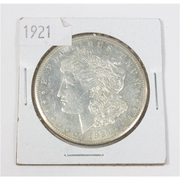 1921 MORGAN SILVER DOLLAR. UNITED STATES MINT